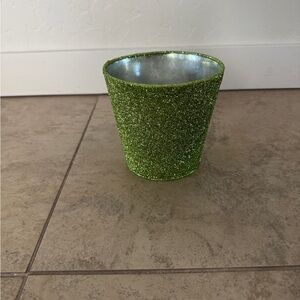Sparkly Green Glitter Pot Covers (2 @ $4 each)